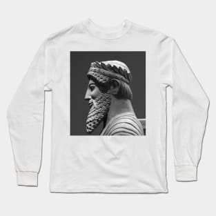 British Museum. Babylonian Statue Long Sleeve T-Shirt